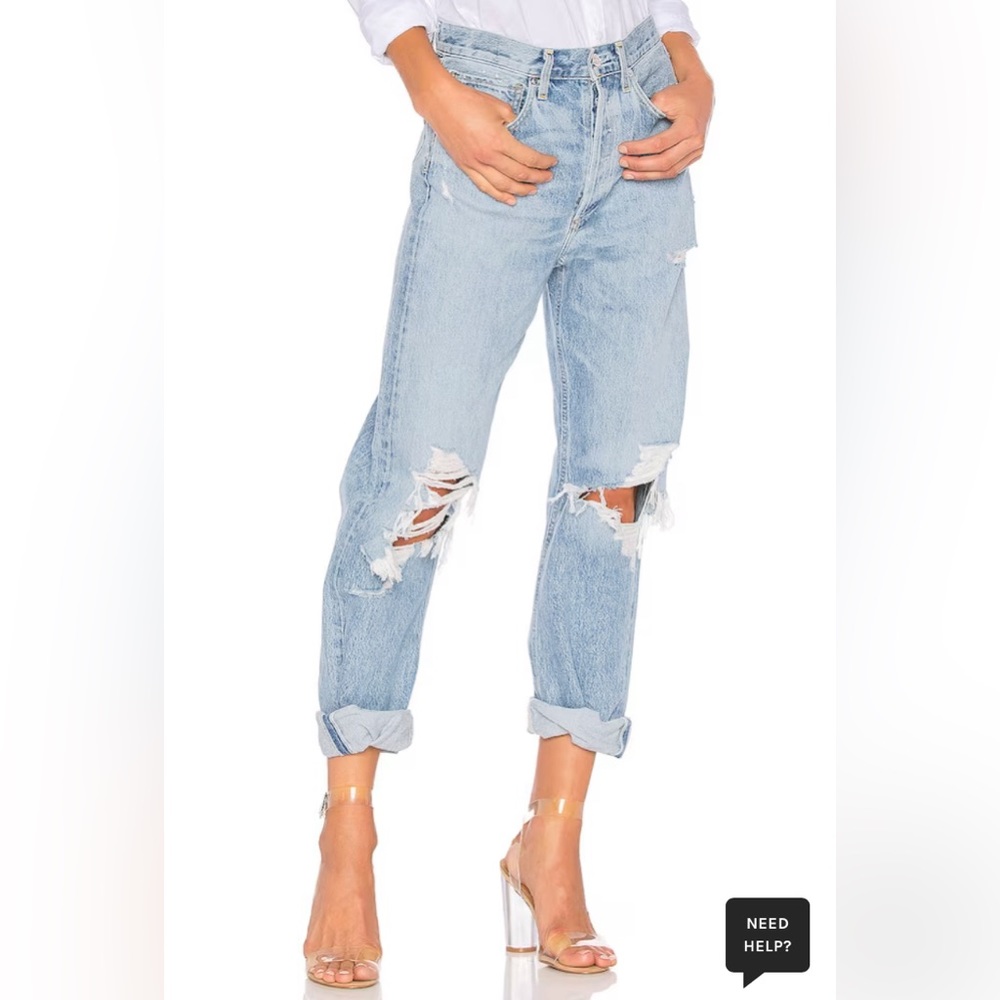 Agolde 90's Mid Rise Loose Fit in Fall Out